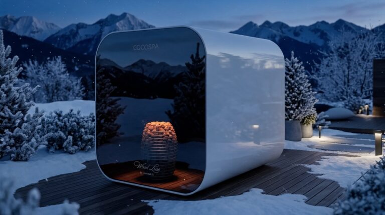 Sauna ogrodowa COCOSPA Oslo 220 – widok zewnętrzny, producent COCOMODULE