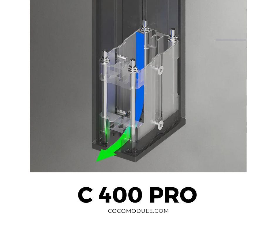 C 400 PRO, pergole, pergole tarasowe, pergole aluminiowe, solidna konstrukcja, dach elektryczny, producent pergoli