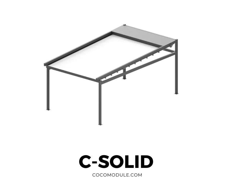 C-SOLID, pergole, pergole tarasowe, pergole aluminiowe, solidna konstrukcja, dach elektryczny, producent pergoli