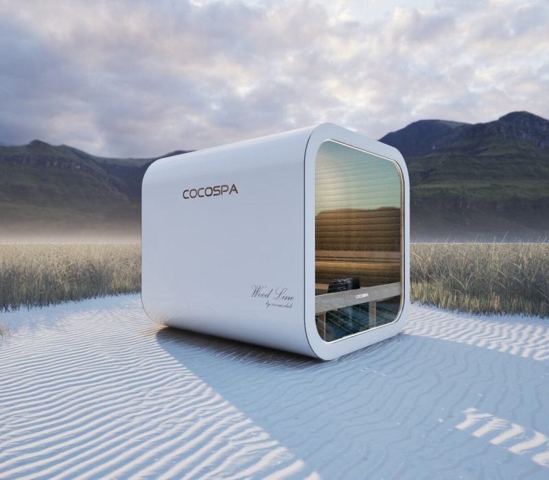 Sauna ogrodowa modułowa COCOSPA Model - M Linia COCO to idealne połączenie luksusu i nowoczesności