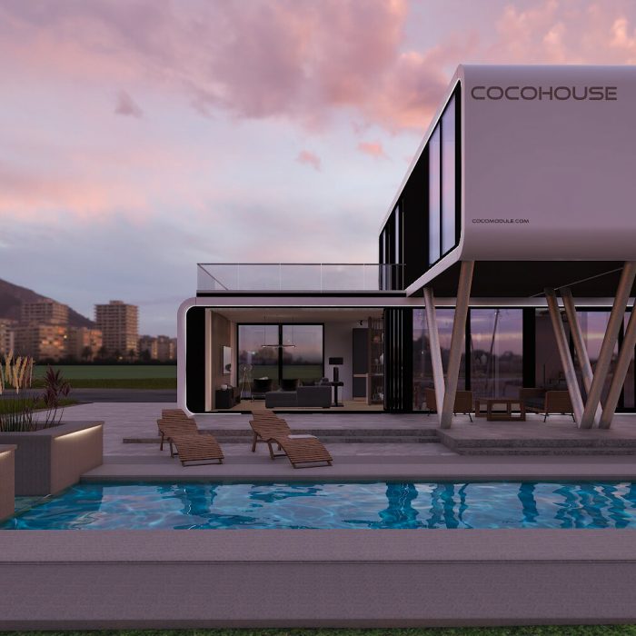 CH - 120 COCO HOUSE, Dom modułowy, Luksusowy Apartament hotelowy COCOMODULE