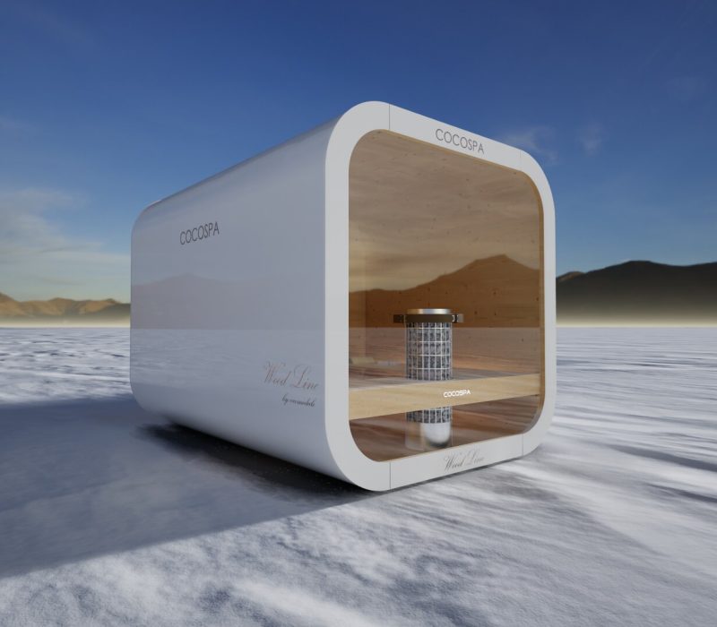 Sauna ogrodowa Bergen 300 - COCOSPA producent COCOMODULE wellness spa modułowa premium